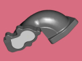 90? OUTLET TURBOCHARGER FLANGE