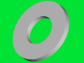 PLAIN WASHERS 4,3X9X0,8