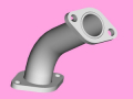 Tubo scarico per motori kohler KDW702	