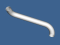 Flanged tube for kohler engines KDI3404TM/G18 E.PACK 70kW1800
