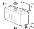 TANK WITH PLUG RD180-200 =