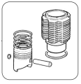 Kit cylinder piston RD210