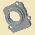 3PTO HYDRAULIC PUMP SUPPORT FLANGE GR.1