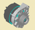 Alternator 14V 120A polyV